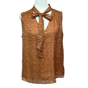 Jade Melody Tam Polka Dot Blouse with Bow Tie